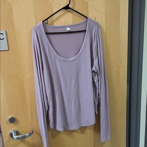 Old Navy Lilac Long Sleeve Women's Top